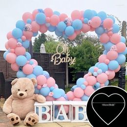 Party Decoration 150cm Heart Balloon Frame DIY Shaped Arch Stand For Baby Shower Birthday Wedding Engagement Supplies