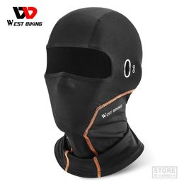 WEST BIKING Summer Cycling Caps For Men Full Face UV Protection Motorcycle Hood Fishing Running Balaclava Cooling Sport Gear 240504