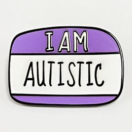 Autistic Quotes Enamel Pins Care Autism introduction Kids Brooch Rainbow Puzzle Pieces Lapel Badge Jewelry for Psychological Institutions