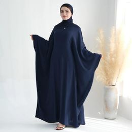 Ethnic Clothing Ramadan Hijab Abaya With Inner Belt Saudi Arabia Turkey Islam Muslim Dress Prayer Clothes African Dresses For Women Khimar