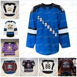 CeoMitNess Colorado Eagles Hockey Jersey AHL Custom Women Youth Justin Barron Ryan Wagner Andreas Wingerli Roland McKeown Cal Burke