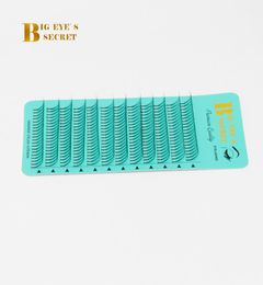 3D Long Stem Plastic Box Premade fans False Eye Lash VOLUME Eyelashs Makeup Beauty Volume Eyelash Extensions 6282207