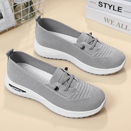 Casual Shoes Women Fashion Breathable Walking Mesh Flat Sneakers 2024 Gym Vulcanised Female Footwear