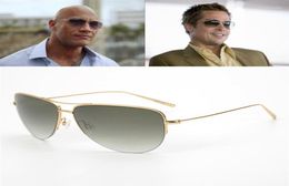 Sunglasses Super Light 12g Strummer Pure Titanium Frame With Gradient Lens Pilot Men Unisex OV1004S7236915