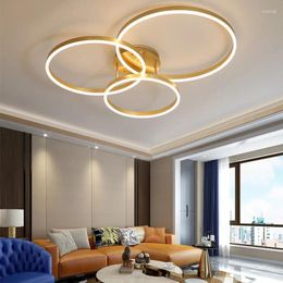 Chandeliers Nordic Creative Round Ceiling Pendant For Bedroom Living Room Lamps Coffee Lustre Home Appliance Decoration Lights