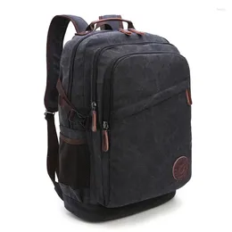 School Bags Canvas Vintage Backpack For Hiking Travel Casual Bookbag Men Women Laptop Rucksack Backpacks