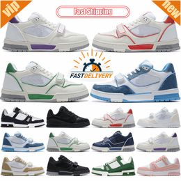 Designer Sneaker Trainer Casual Shoes White women Sneakers Size casual luxury fashion trainer sportsman spring Athletic unisex top quality summer blue yellow