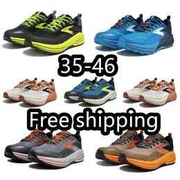 Designer shoes Brooks Running Shoes Men Women Ghost Triple Black White Grey Yellow Orange Trainers