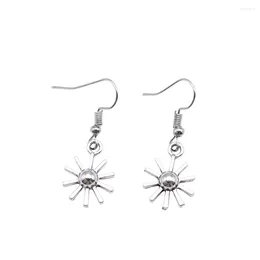 Dangle Earrings 1pair Sun Radiance Charms Jewelry Car Accessories Jewellery Making Supplies Gift Hook Size 18x19mm