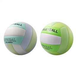 Pvc Thickness 2.7mm Machine-Sewn Volleyball No. 5 Macaron Color Game-Specific Ball Soft Inflatable Beach Volleyball 240430