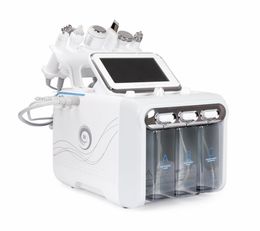 6 in 1 Portable Dermabrasion Skin Care Machine Water Oxygen Jet Hydro facial Diamond Peeling Microdermabrasion H2O2 Beauty Equipme5319929