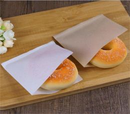 100pcspack 12x12cm Biscuits Doughnut Paper Bags Oilproof Bread Craft Bakery Packing Kraft Sandwich Donut Bag Gift Wrap6136415