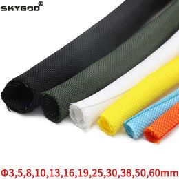 Sleevelet Arm Sleeves 1/5m self sealing PET expandable braided sleeve cable organizer insulation packaging protector Q240430
