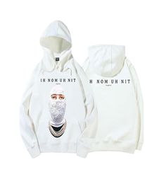 Men039s Hoodies Sweatshirts Hip Hop IH NOM UH NIT Mask Hoodie Men Women Quality Fashion Streetwear Black White Pullover7497412