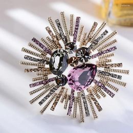 Brooches European And American Vintage Brooch Large Corsage Elegant Atmosphere Coat Suit Accessories Ins Exaggeration