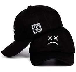 Lil Peep Dad hat Sad Boy Crying Face Baseball Cap Embroidered Cotton hat Outdoor Causal Cap Hip Hop Snapback Hat9353314