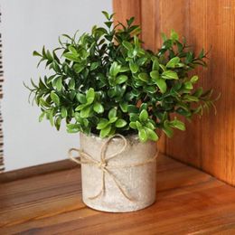 Decorative Flowers Low Cost Maintenance - Simulation Potted Plant For Elegance Fresh Odor Artificial Plastic Plants