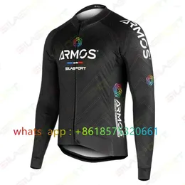 Racing Jackets SILASPORT 2024 Summer Men Cycling Jersey Spring Autumn Thin Long Sleeve Quick Dry Bike Top Maillot MTB Road Bicycle Clothing