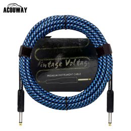 Accessories Guitar Cable Wire Cord Jack Line Bass Electric Box Audio Cable Noise Reduction Line Shielded Cable 3/6/10 Meters