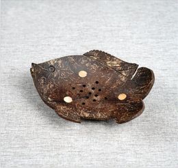 Creative coconut shell soap shelf butterfly shaped coconut soap cartoon soap box southeast Asian wooden coconut shell soaps dish 13774872