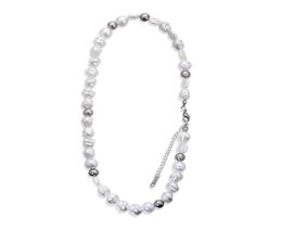 Baroque style retro irregular shaped pearl necklace men and women hiphop wild clavicle chain chokr9737172