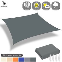 4x2/3/5/6M Rectangular Sun Sail Waterproof Sun Shelter Weather Protection Canopy UV Protection for Patio Balcony Garden Awning 240419