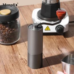 Mongdio Hand Bean Grinder Coffee Small Household Machine Portable Manual 240423