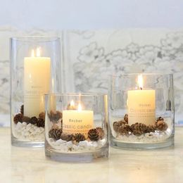 Candle Holders Glass Crystal Candles Home Decoration Wedding Table Centrepieces Moroccan Lanterns Nordic Geometric