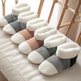 Slippers Winter Floor Sock Women Men Unisex Soft Warm Home Sleeping Socks Snow Carpet Couples Socksnon-Slip