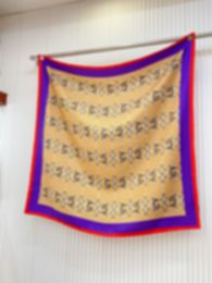 Letra lenço de seda lenço g mulheres viagens essenciais primavera e verão série popular lenço de seda g requintado 100% start square lengo 90x90cm
