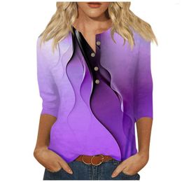 Women's Tanks Ropa De Mujer Shirt Blouse Graphic Butterfly Asymmetric Print Long Sleeve Casual Daily Basic Round Neck T-Shirt Top