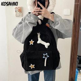 School Bags Japanese Ins Kawaii Girls Backpacks All Match Y2k Aesthetic Star Women Schoolbags Sweet Chic Backpack For Students