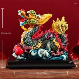Decorative Figurines 1pc Large Chinese Feng Shui Dragon Statue Decor Home Office Decoration Tabletop Ornaments Good Lucky Gifts