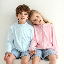 Sun protection clothing for children Summer skin clothing for boys and girls UV protection jacket for adults parent-child sun protection clothing