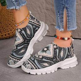 Casual Shoes For Women Plus Size Non-slip Breathable Mesh 2024 High Quality Spring Autumn Slip-On Lightweight Walking Women's