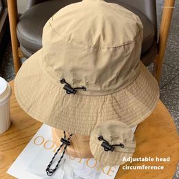 Berets Waterproof Sun Protection Bucket Hat Summer Outdoor Camping Hiking Cap Anti-UV Mountaineering Caps Panama