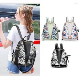 Backpack 2024 High Capacity Waterproof Oxford Fabric Crossbody Bag Trend Travel Shopping Women's Shoulder