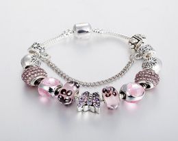 High quality Strands DIY bracelet wave ball set with diamond butterfly beaded ornaments5669896