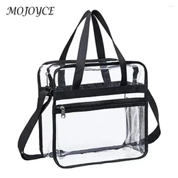 Cosmetic Bags PVC Clear Waterproof Wash Bag Large Capacity Travel Shopping Storage Tote Clutch Foldable Pouch For Women Girls