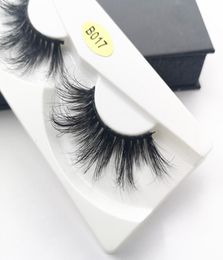 100 Real Mink Eyelashes False Eyelashes Crisscross Natural Handmade Volume Soft Length 25mm Makeup 3D Mink Lashes Extensions Eyel8447760