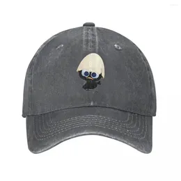 Ball Caps Classic Shy Calimero Baseball Cap Unisex Style Distressed Washed Snapback Cartoon Outdoor All Seasons Travel Hats