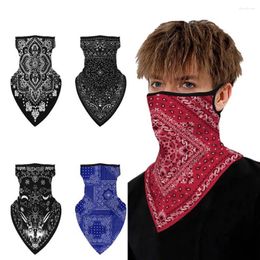 Bandanas Women Thin Sun Protection Bandana Ear Loops Riding Cycling Face Mask Neck Mouth Wrap Scarf