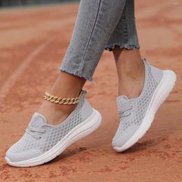 Casual Shoes Flat Soled Walking Women Soft Mesh Footwear Womens Plus Size Spring And Autumn Socks Sneaker