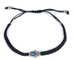 ship 20pcs Lucky Kabbalah black String Thread Hamsa Bracelets Turkish Evil Eye Charm Women Handmade Friendship Jewelry1037402
