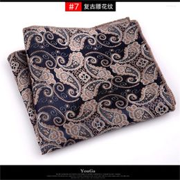 Bow Ties Mens Hanky Pocket Squared Handkerchief Silk Hankerchief Flower Paisley Floral Wedding Party Gift Accessory