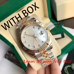 41mm 36mm Designer woman watch datejust 36 mm watch mens watches date just wimbledon rose gold 41 mm automatic movement mechanical men fashion