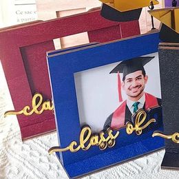 Party Supplies Three-Dimensional Table Graduation Season Gift Wooden Ornaments Po Frame Holiday Commemorative