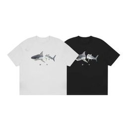 Summer designer tshirt mens tshirts womens shirt chest shark print loose round neck shirts thin casual sports tees breathable street fashion couples tops