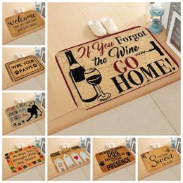 Carpets Home Sweet Funny Dog Floor Mat Anti Slip Rug Welcome Doormat Soft Carpet For Living Room Kitchen Bathroom Entryway Decor