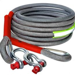 The towing rope off-road vehicle can tow an upgraded version of a 20 Tonne rescue rope which is very reliable and wear-resistant 240425